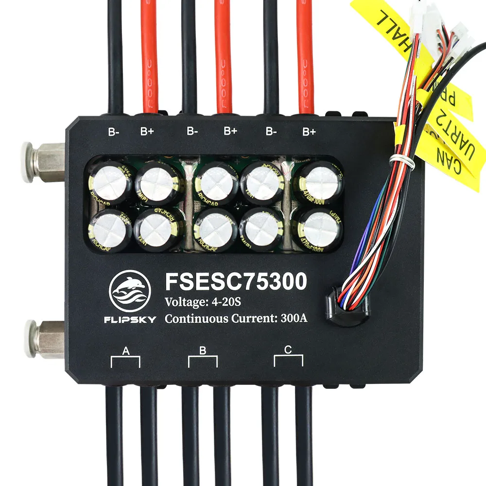 VoltSFlipsky Fsesc 75300 84v H - Vesc 75300 High Current Esc ulasan dan harga